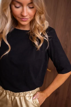 Hot T-shirt Nola - noirEasy Clothes Femme Tops & T-shirts