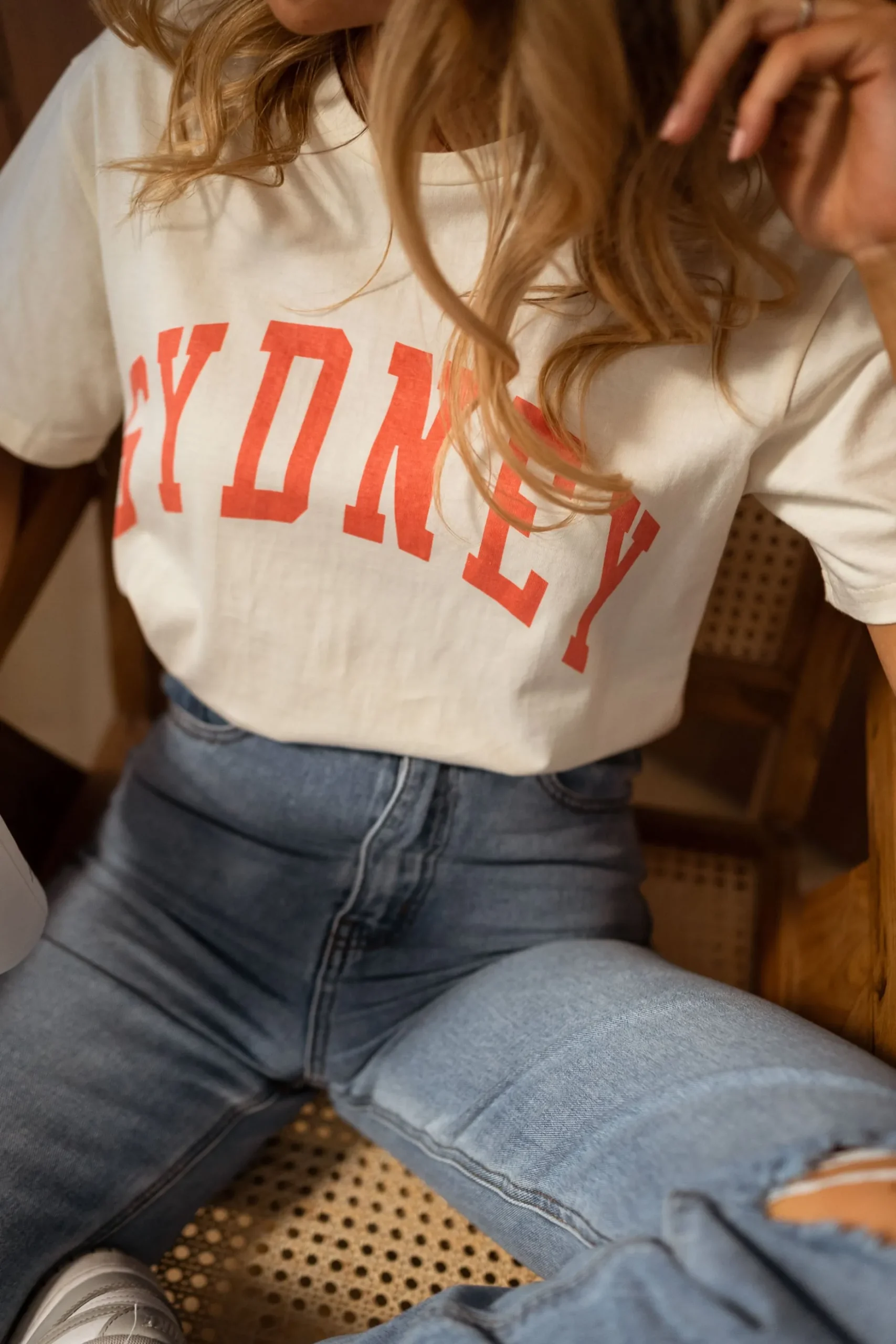 New T-shirt Sydney - jaune pâleEasy Clothes Femme Tops & T-shirts